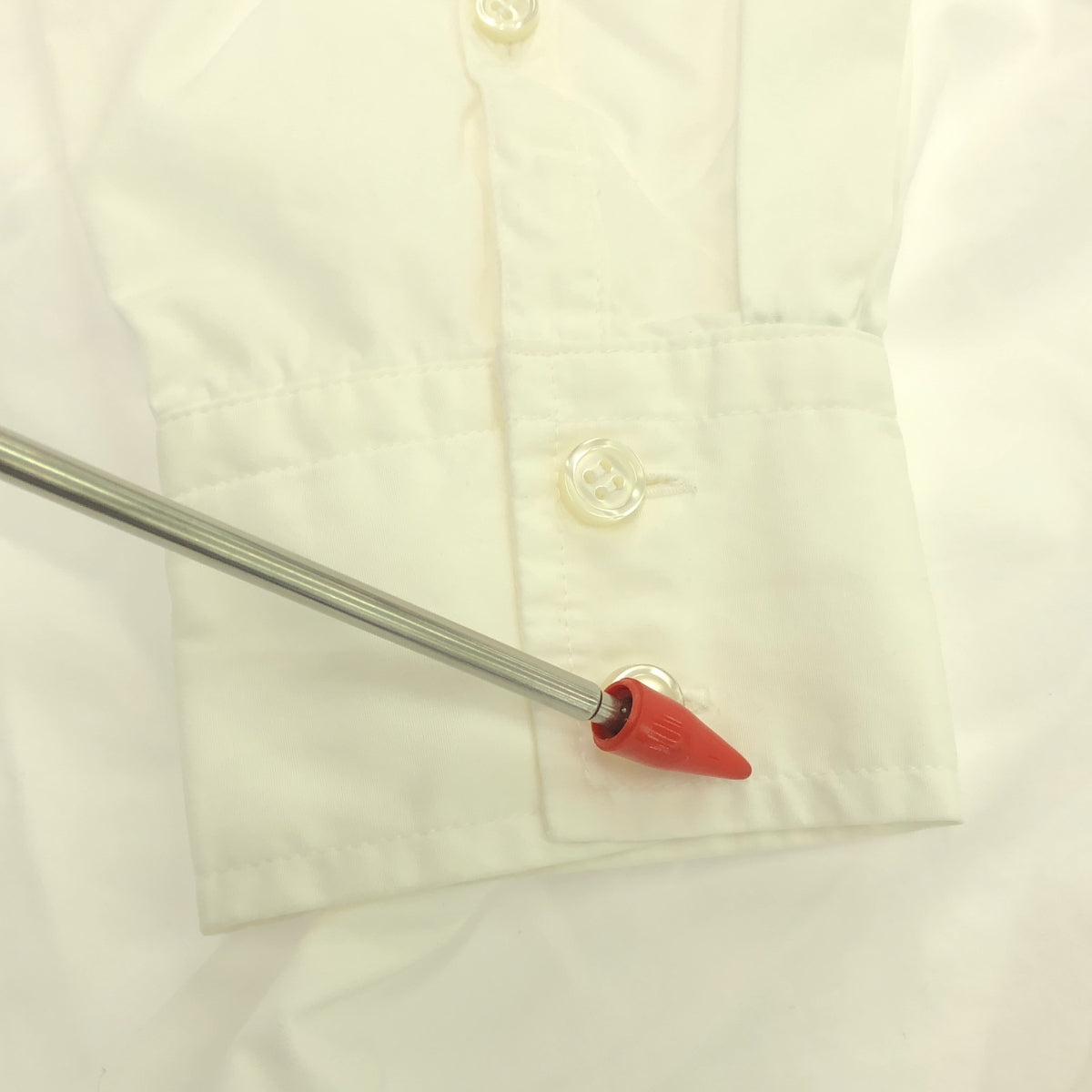 None / | MODEL'S LINK / モデルスリンク シャーリング コットン プルオーバー シャツ | 0 | ホワイト | メンズ