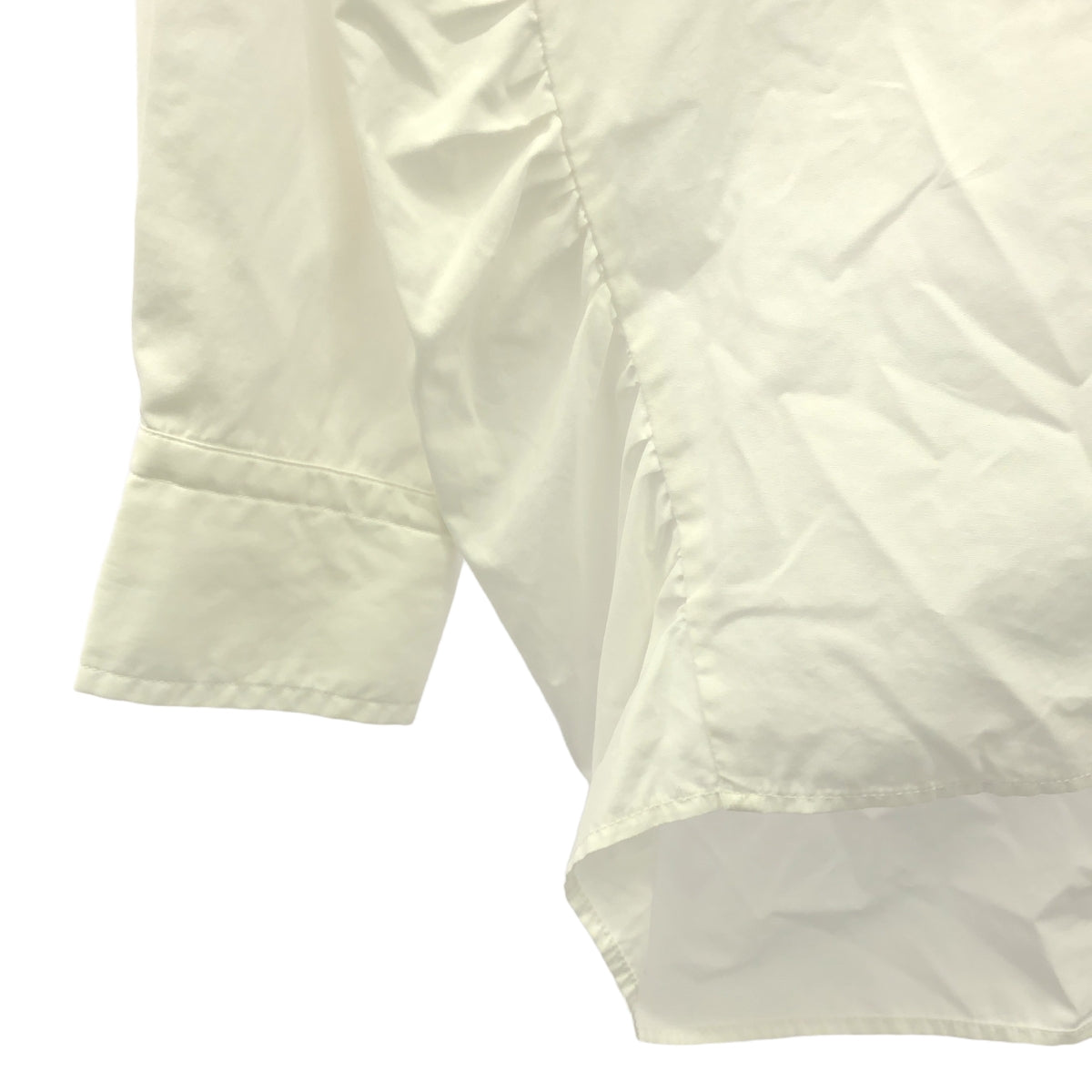 None / | MODEL'S LINK / モデルスリンク シャーリング コットン プルオーバー シャツ | 0 | ホワイト | メンズ
