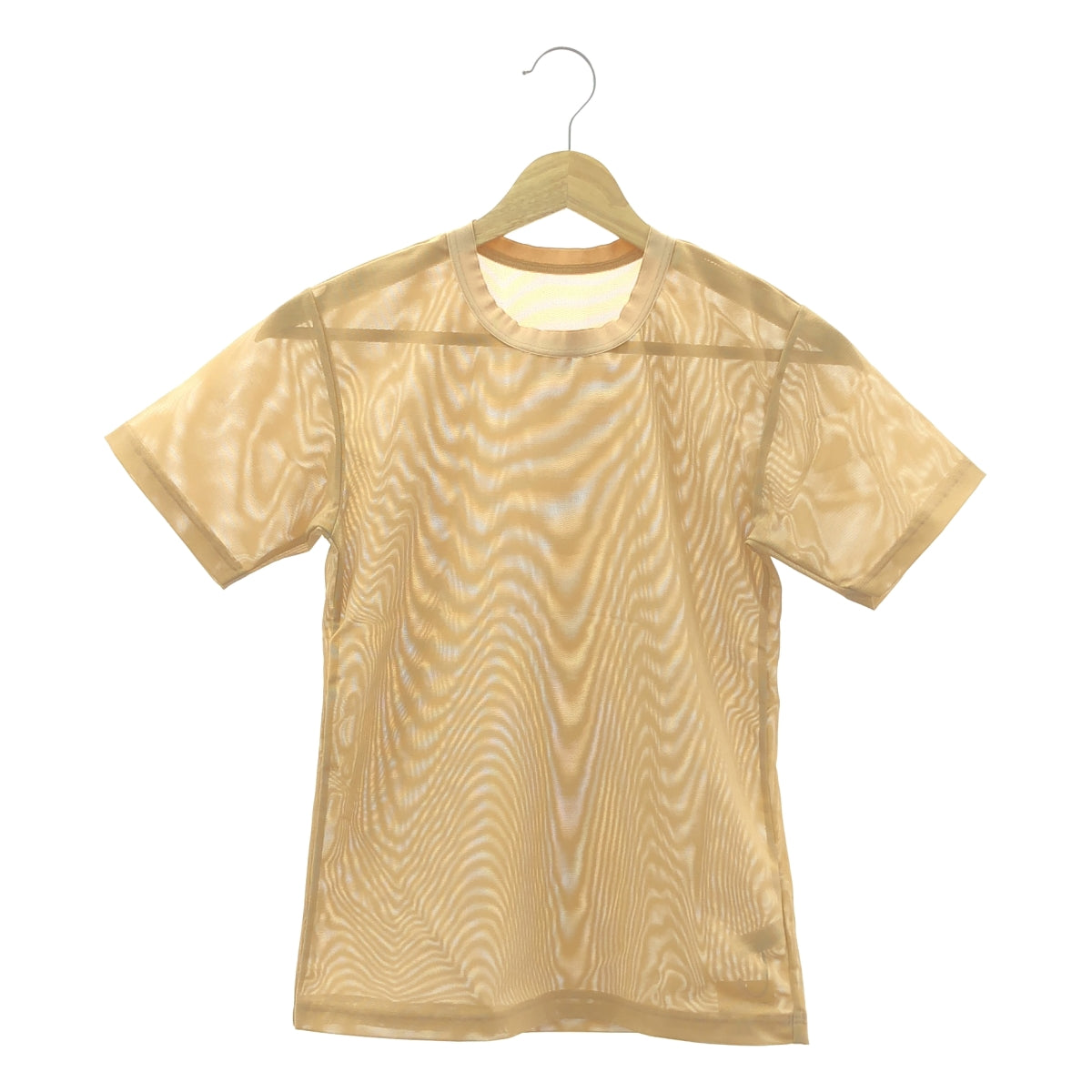 OVERNEATH / オーバーニース | チュール クルーネック Tシャツ カットソー | S | レディース