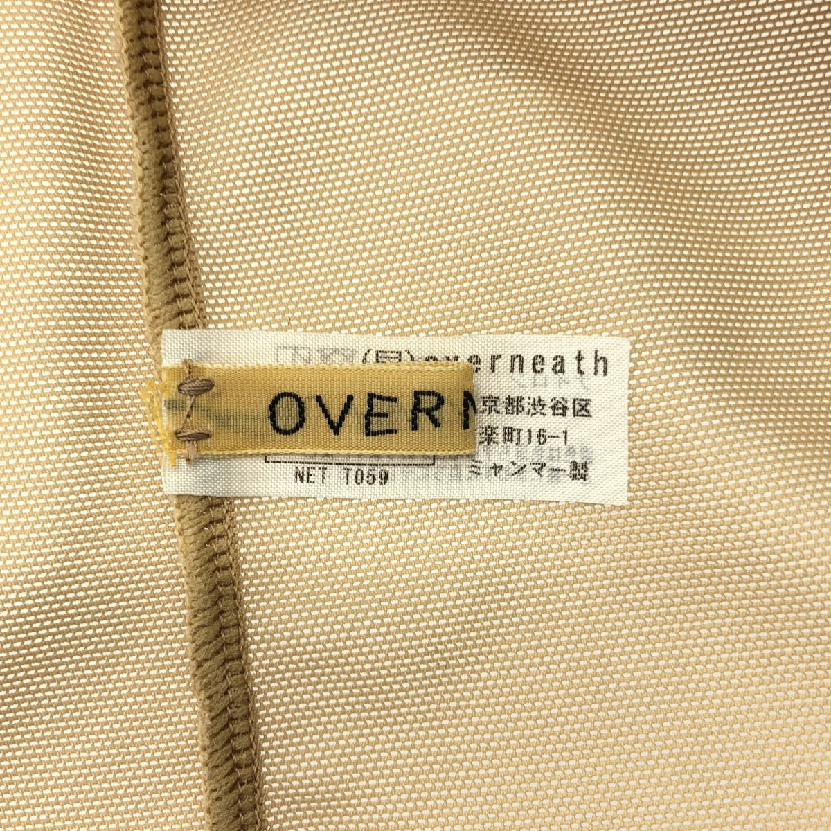 OVERNEATH | 薄紗圓領T卹 | S碼 | 女款