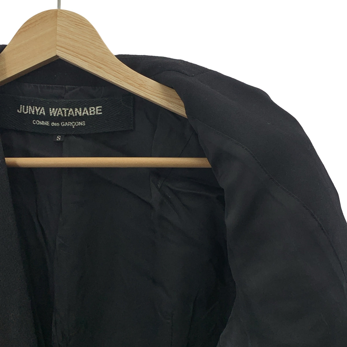 JUNYA WATANABE COMME des GARÇONS / Junya Watanabe | 2006 秋冬 | 羊毛雙排扣西裝外套 | S碼 | 黑色 | 女款