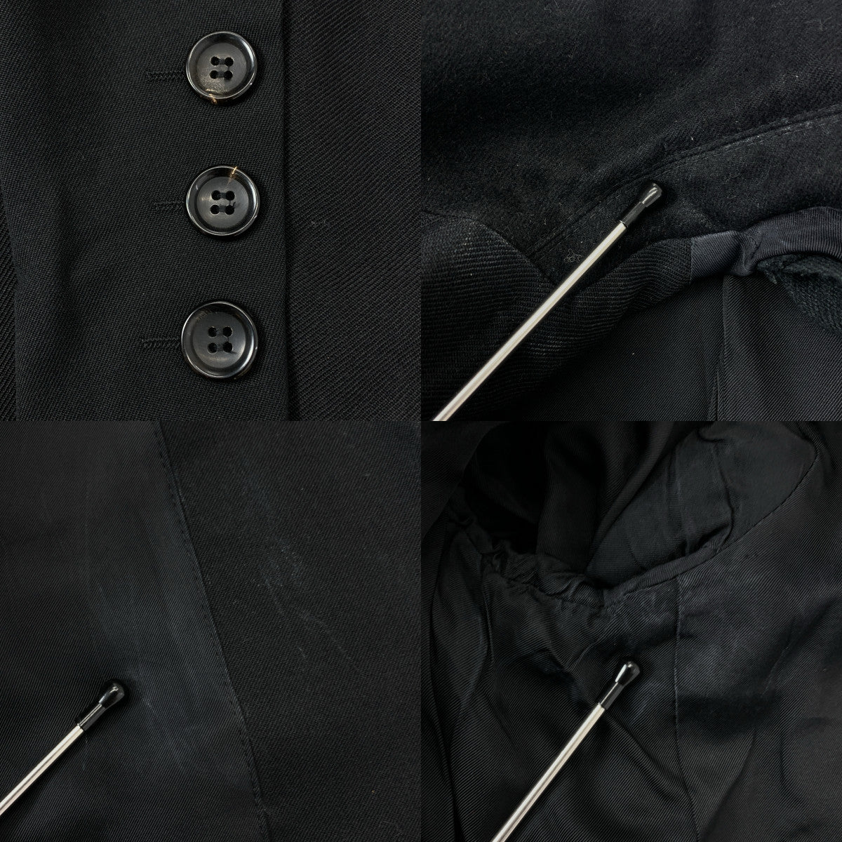 JUNYA WATANABE COMME des GARÇONS / Junya Watanabe | 2006 秋冬 | 羊毛雙排扣西裝外套 | S碼 | 黑色 | 女款