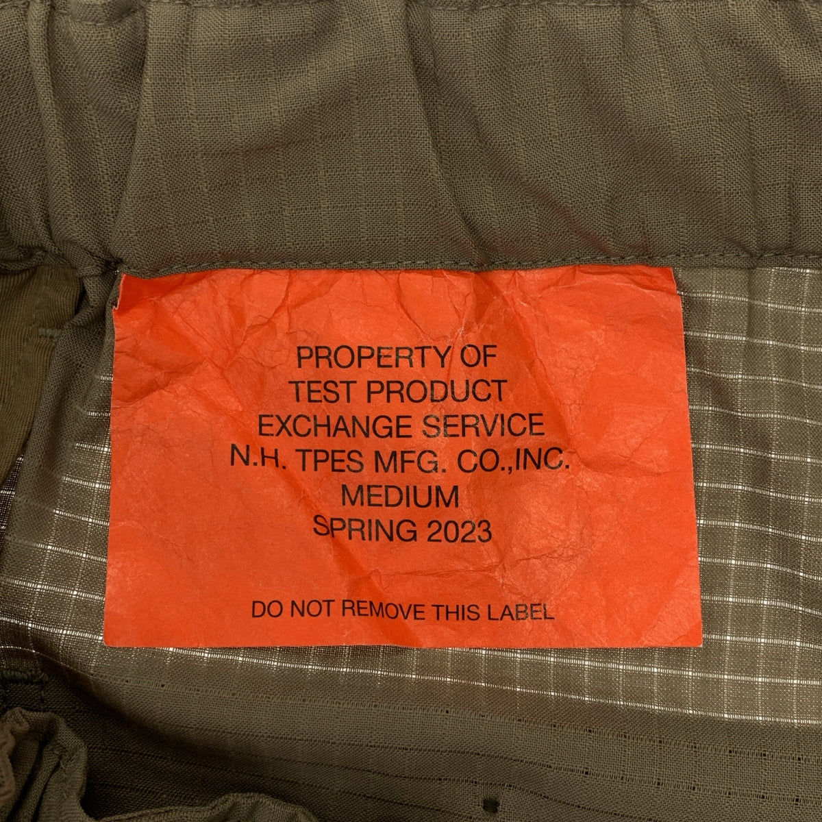 N.HOOLYWOOD / 엔 할리우드 | 2023SS | TEST PRODUCT EXCHANGE SERVICE TACTICAL PANTS / 드로스트링 익스체인지 서비스 전술 바지 | 38 | 남성