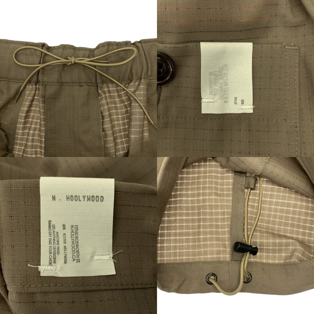 N.HOOLYWOOD / 엔 할리우드 | 2023SS | TEST PRODUCT EXCHANGE SERVICE TACTICAL PANTS / 드로스트링 익스체인지 서비스 전술 바지 | 38 | 남성