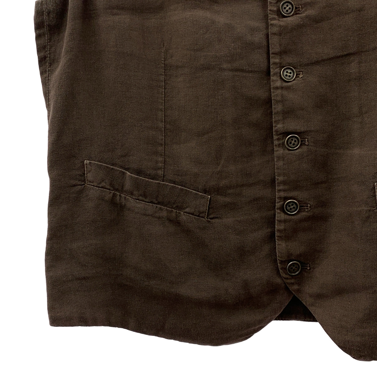 BRUNELLO CUCINELLI / ブルネロクチネリ | バックアジャスター ジレ ベスト / 総裏地 | 50 | メンズ