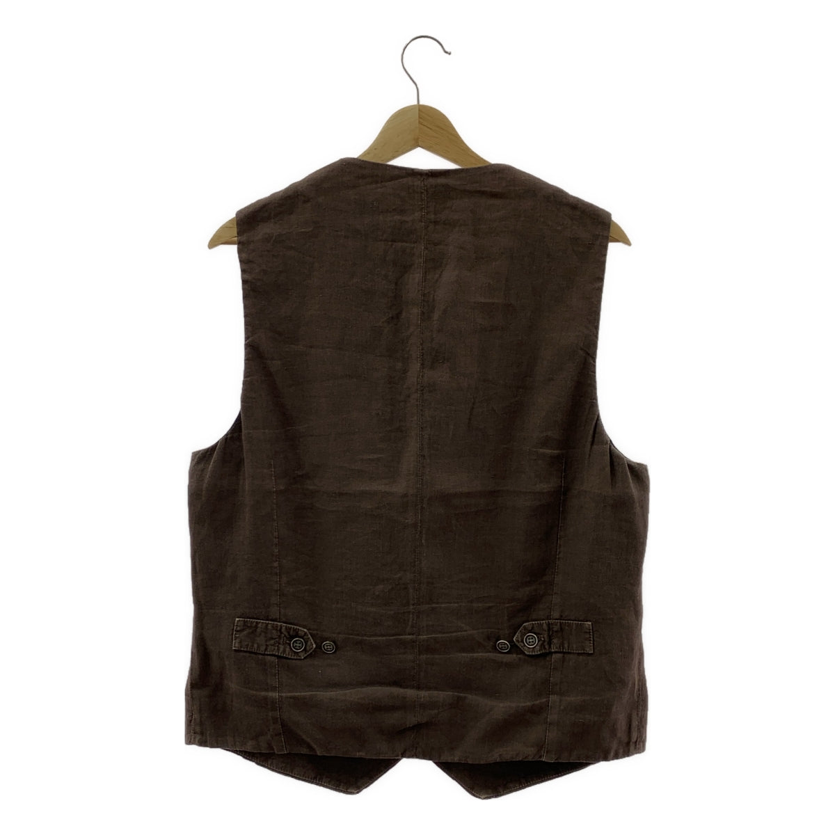 BRUNELLO CUCINELLI / ブルネロクチネリ | バックアジャスター ジレ ベスト / 総裏地 | 50 | メンズ