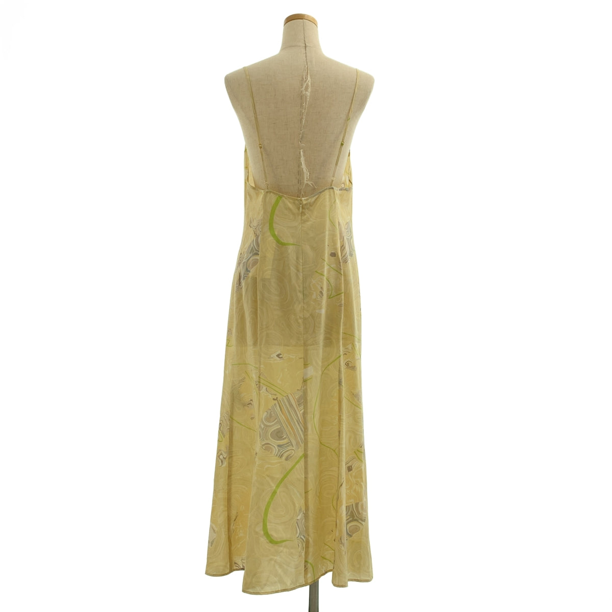 Mame Kurogouchi / マメクロゴウチ | 2025SS | Marble Print Silk Camisole Dress silk 100％  / シルク 総柄 ドレス ワンピース | 1 | レディース