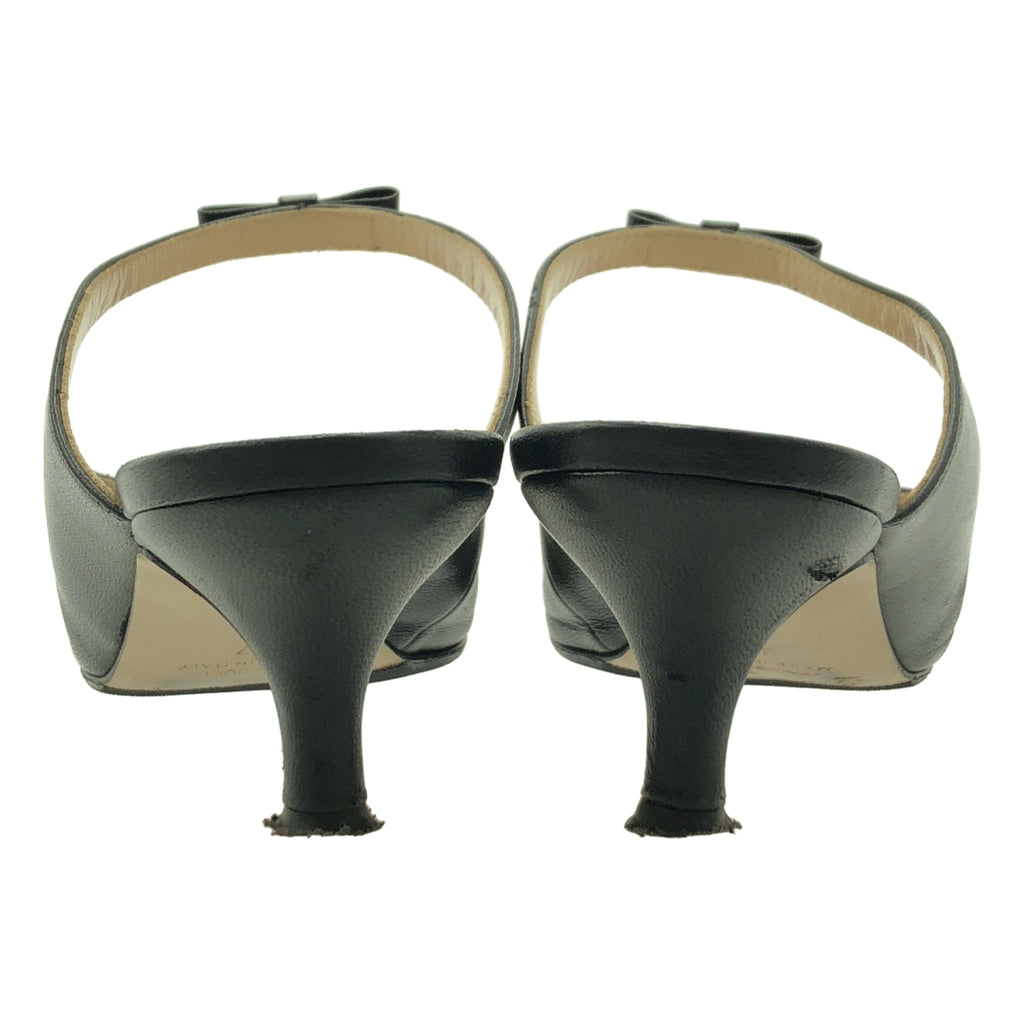 NEBULONI E / 네브로니 | 리본 스트랩 포인티드 투 뮬 샌들 | 37 | 여성