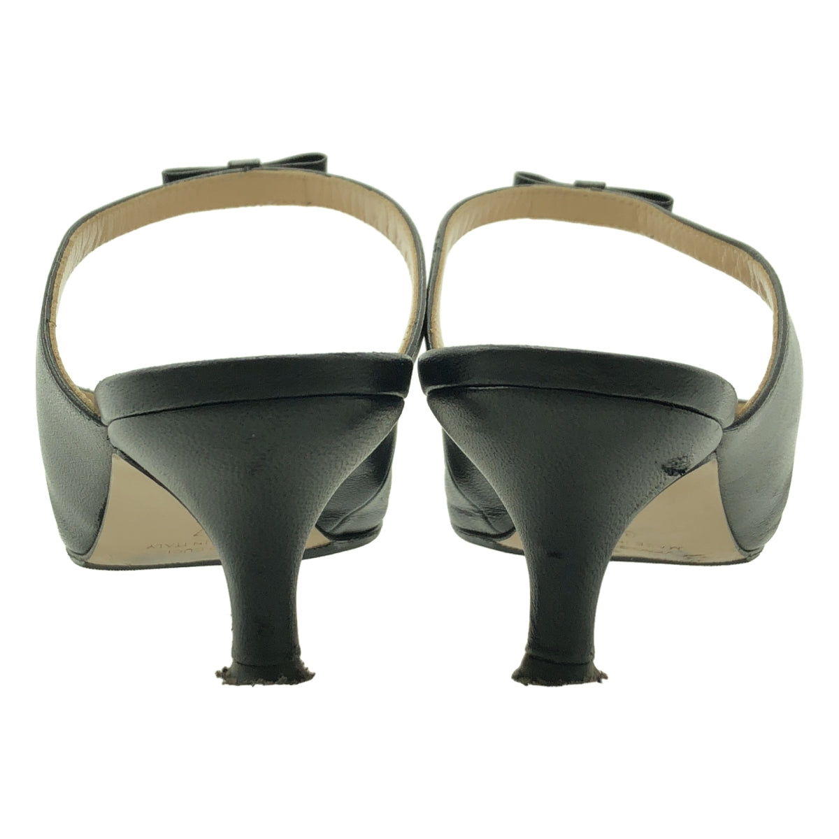 NEBULONI E / 네브로니 | 리본 스트랩 포인티드 투 뮬 샌들 | 37 | 여성