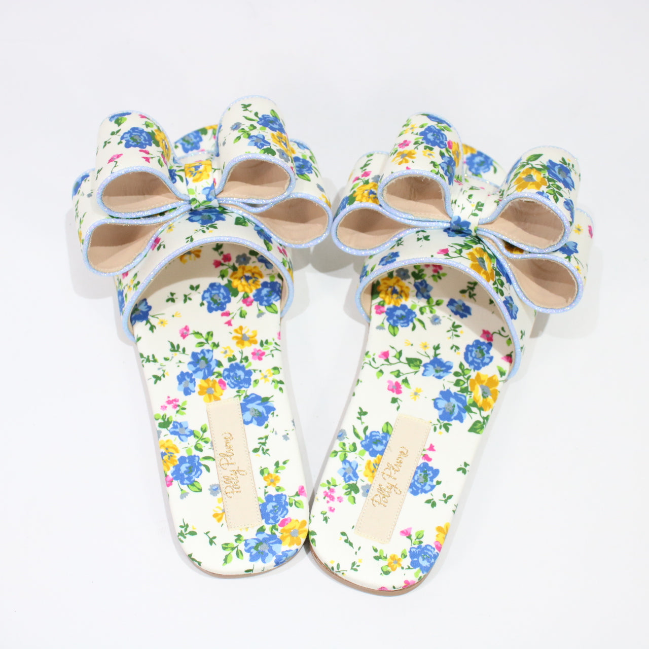 POLLY PLUME / ポリープリューム | LOLA BOW 花柄フラットサンダル | 35 | レディース