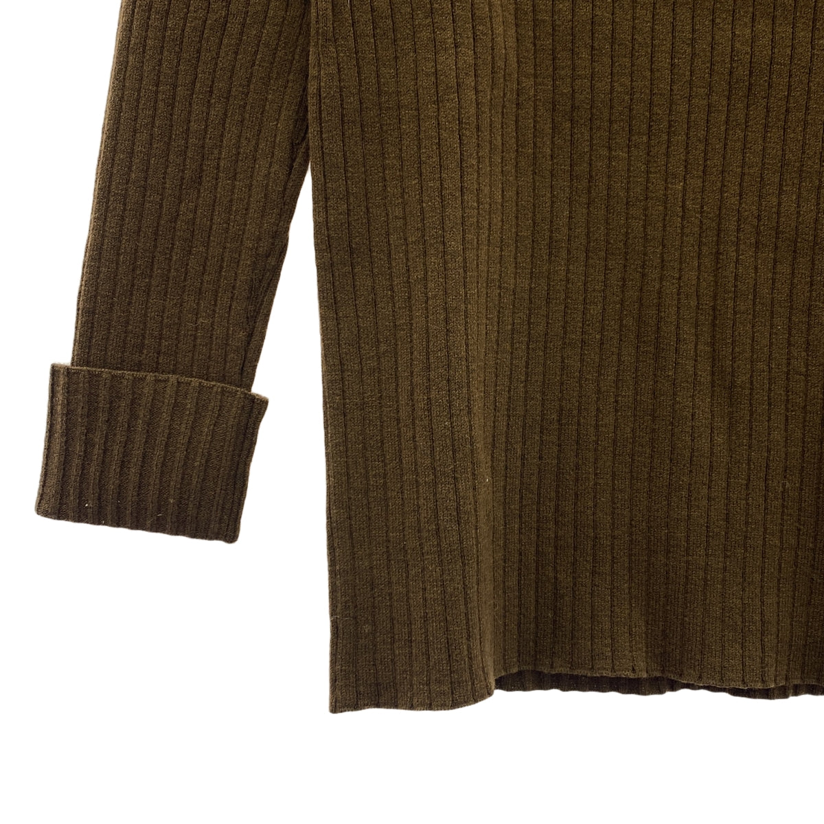 FLORENT | 羅紋圓領針織衫 | 棕色 | 女款