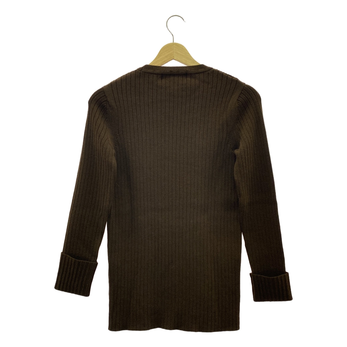 FLORENT | 羅紋圓領針織衫 | 棕色 | 女款