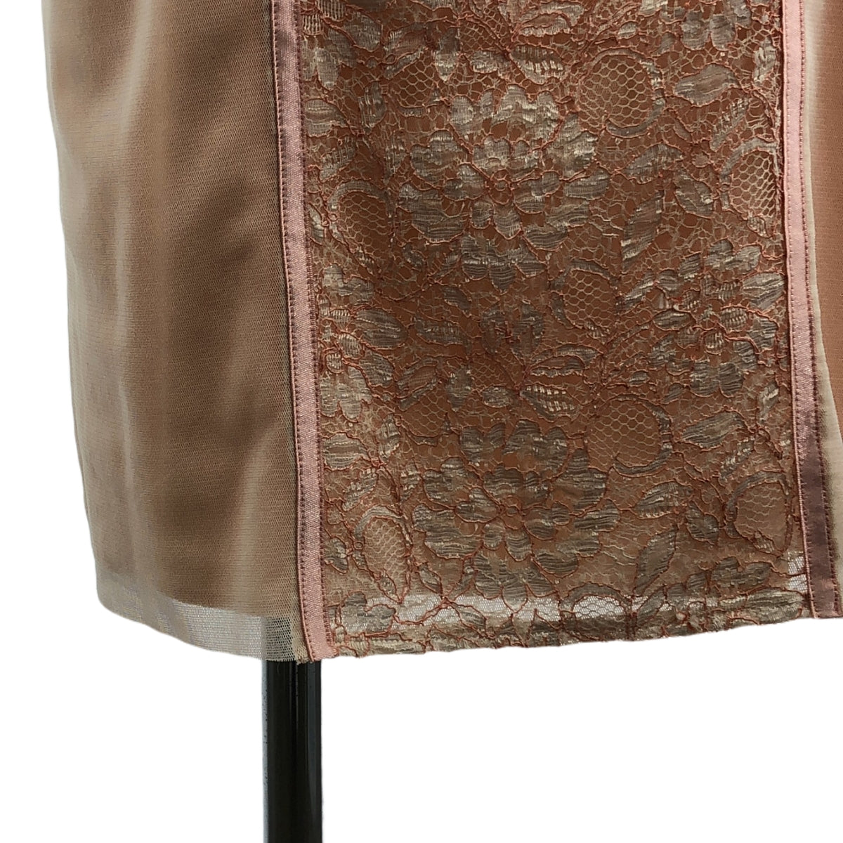 【신품】 VIVIENNE TAM / 비비안탐 | RUSSEL LACE 레이스 원피스 | 40 | 핑크 | 여성