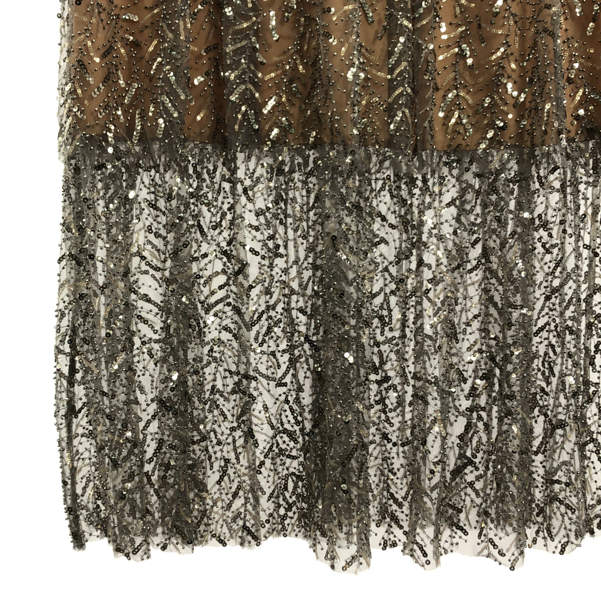 Self-Portrait | 亮片蕾絲洋裝 | UK8 | 米色/灰色/黑色 | 女款