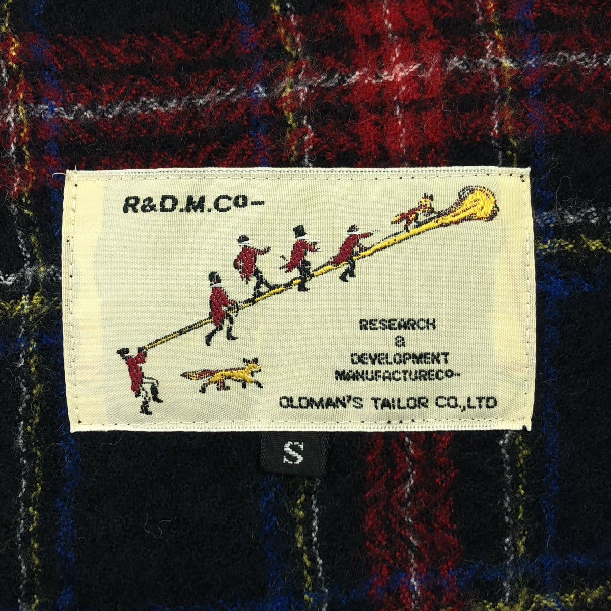 R &amp; DMCo- / Old Man's Tailor | 羊毛格紋口袋洋裝 | S | 女款