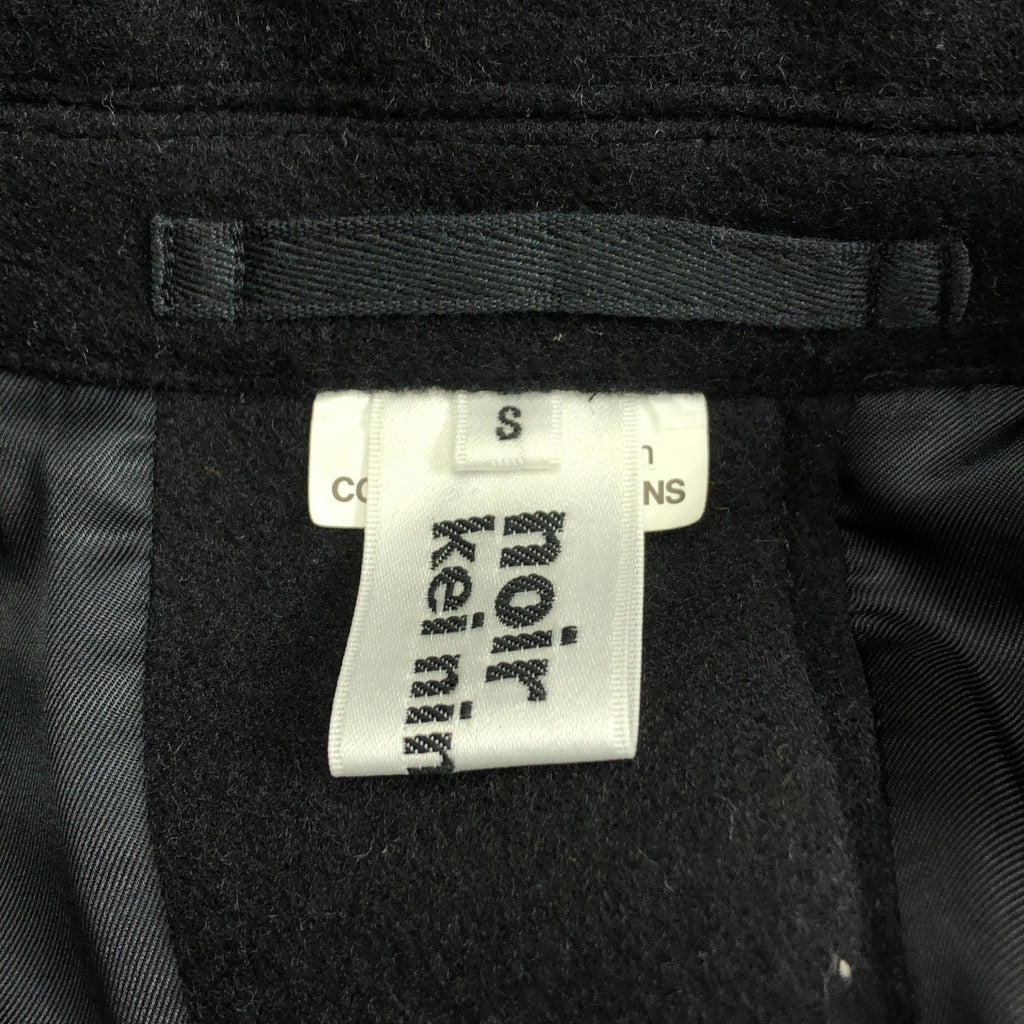 noir kei ninomiya | 2024 秋冬 | 羊毛超大雙排扣大衣 / 全襯裡 | S 碼 | 女款