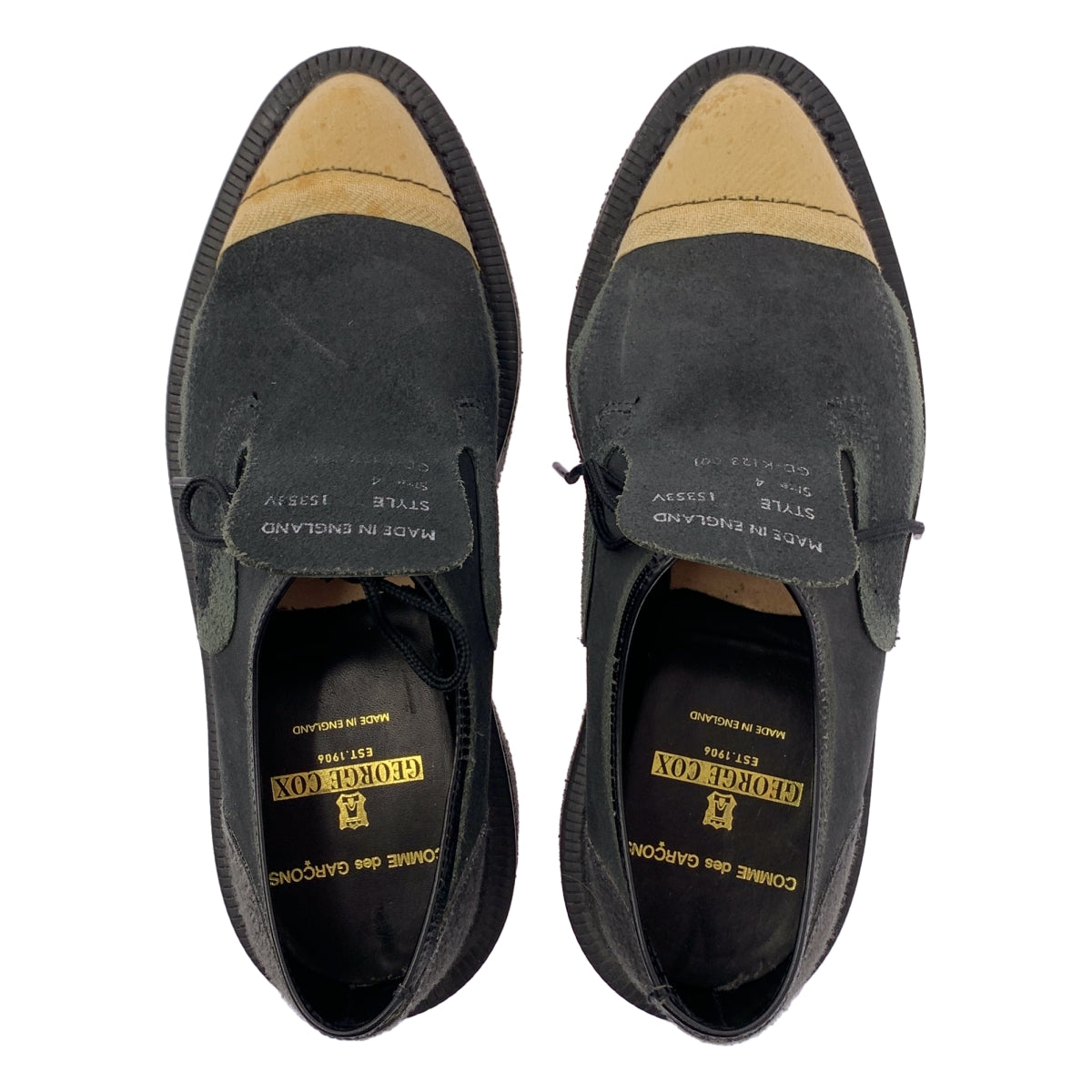 COMME des GARCONS / コムデギャルソン | × GEORGE COX インサイドアウト スエードレザー クレープソール シューズ | 4 | レディース