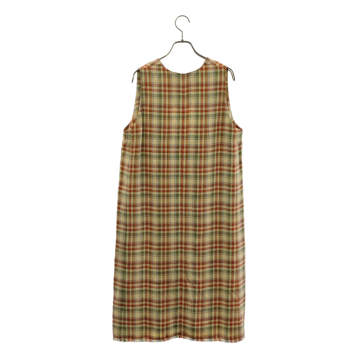 CABaN / キャバン | リネン アセテート Vネック プルオーバーワンピース | S | レディース