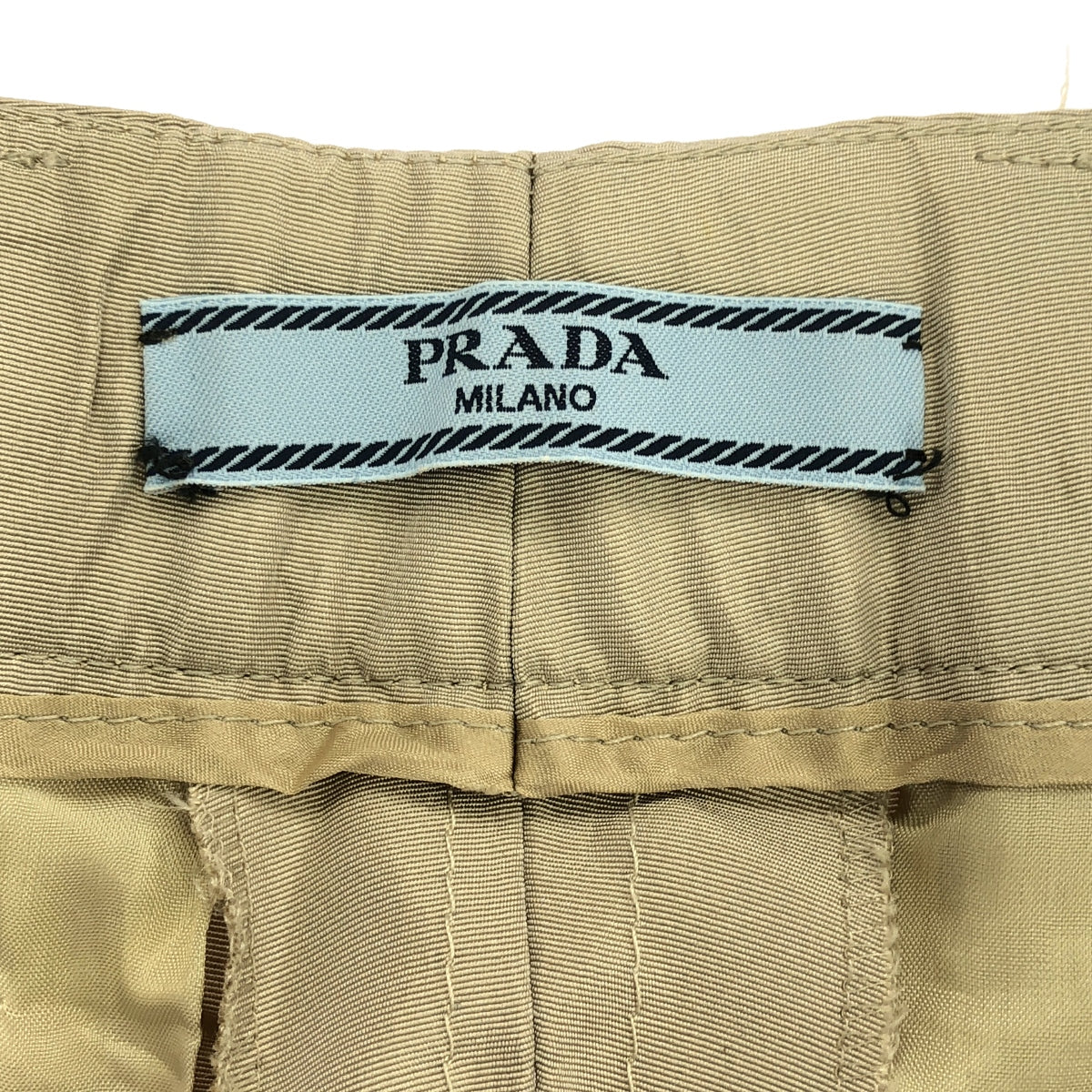 PRADA(プラダ) 総柄パンツ グリーン サイズ 40｜【公式