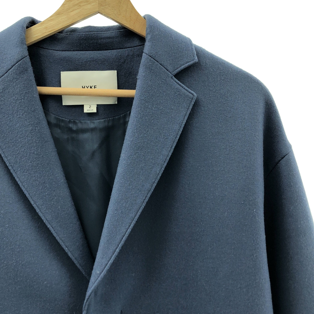 HYKE / ハイク | WOOL SHOP COAT ウール ショップ コート | 2