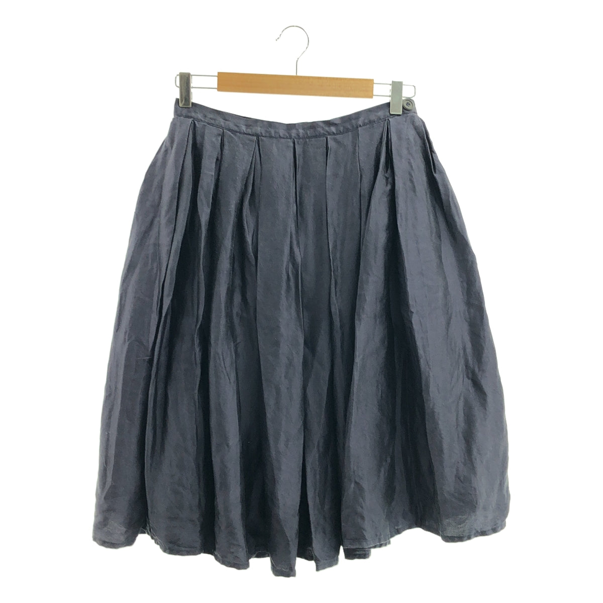 【美品】  Paul Harnden / ポールハーデン | silk skirt / シルク ボリューム スカート | M | Navy | レディース