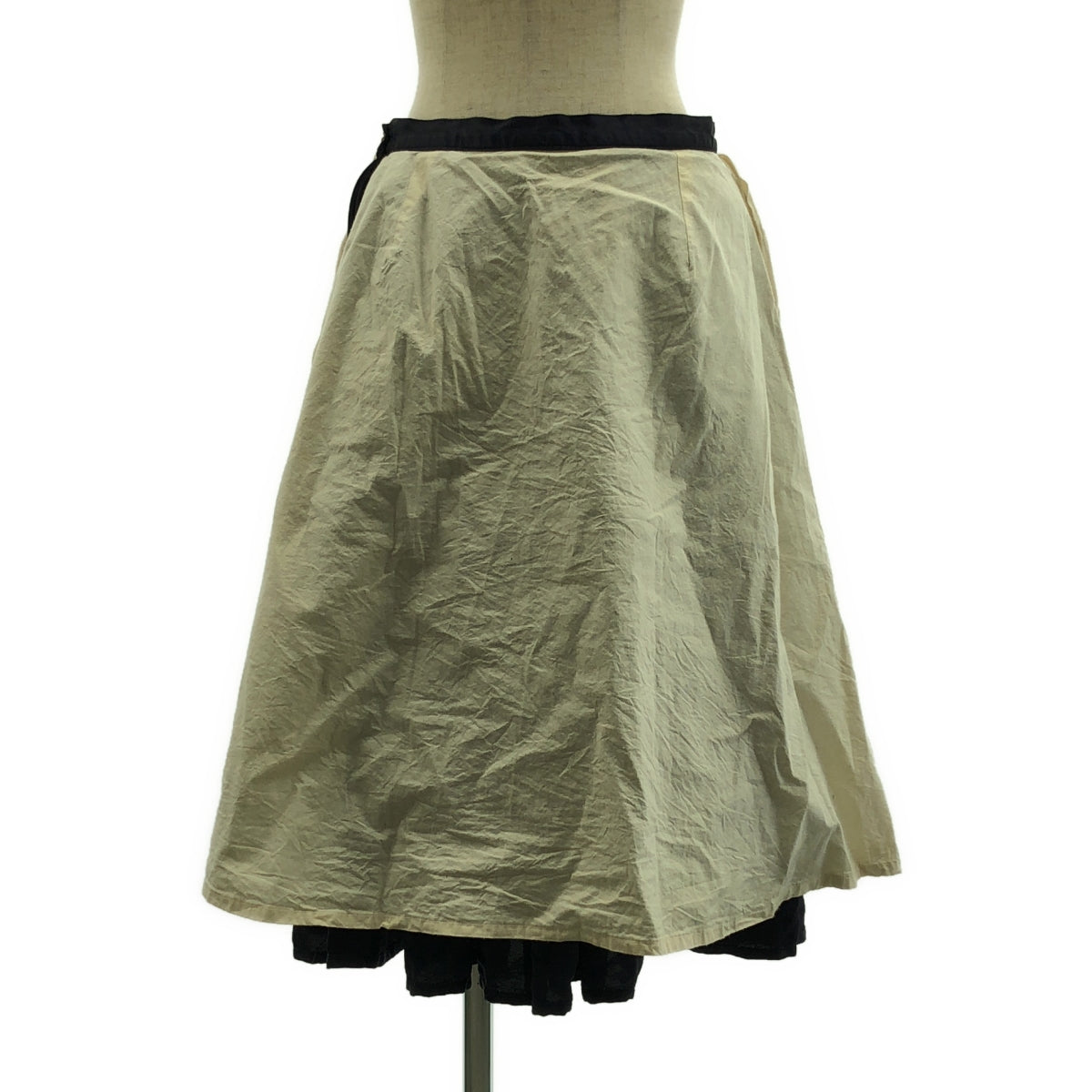 【美品】  Paul Harnden / ポールハーデン | silk skirt / シルク ボリューム スカート | M | Navy | レディース