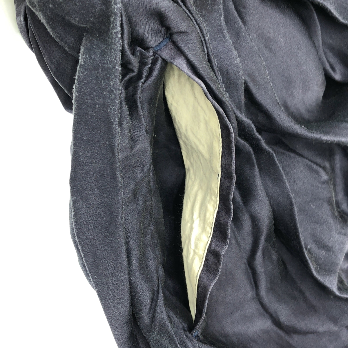 【美品】  Paul Harnden / ポールハーデン | silk skirt / シルク ボリューム スカート | M | Navy | レディース