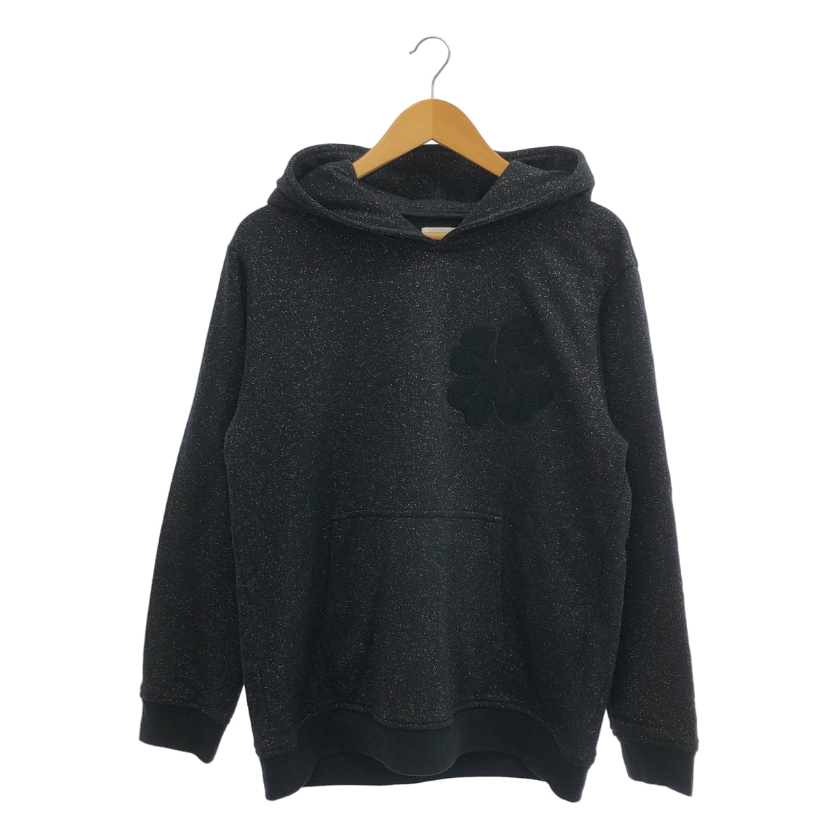 MASU / エムエーエスユー | TWINKLE SWEAT HOODIE コットン フーデッドパーカー | 46 | ブラック | メンズ