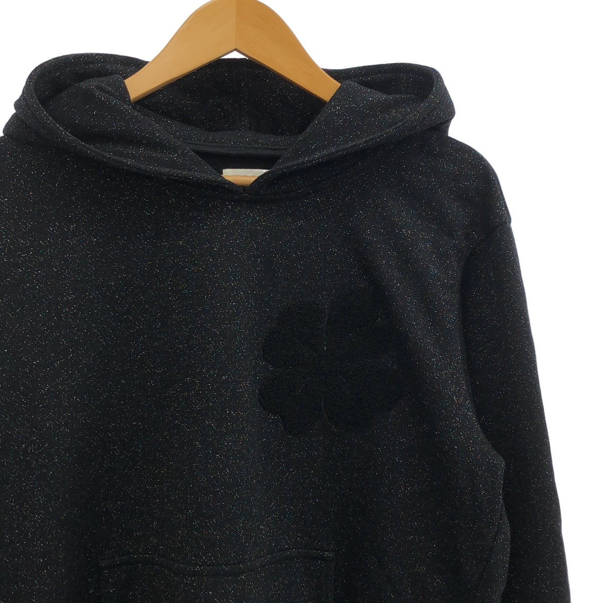 MASU / エムエーエスユー | TWINKLE SWEAT HOODIE コットン フーデッドパーカー | 46 | ブラック | メンズ