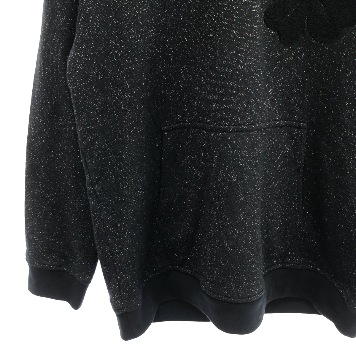 MASU / エムエーエスユー | TWINKLE SWEAT HOODIE コットン フーデッドパーカー | 46 | ブラック | メンズ
