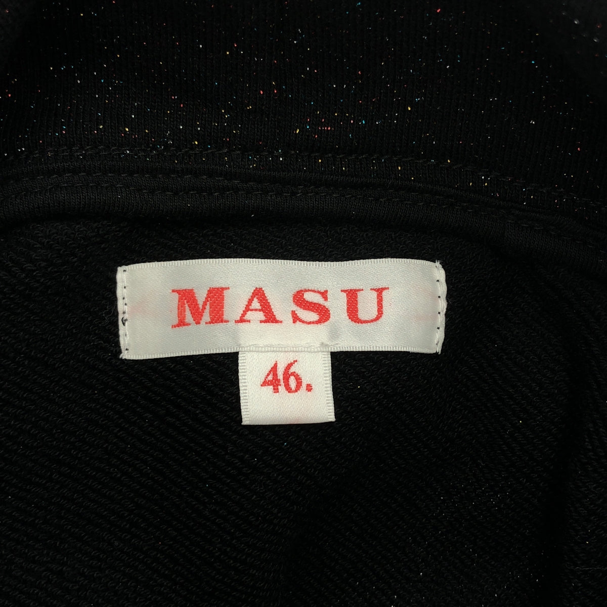 MASU / エムエーエスユー | TWINKLE SWEAT HOODIE コットン フーデッドパーカー | 46 | ブラック | メンズ