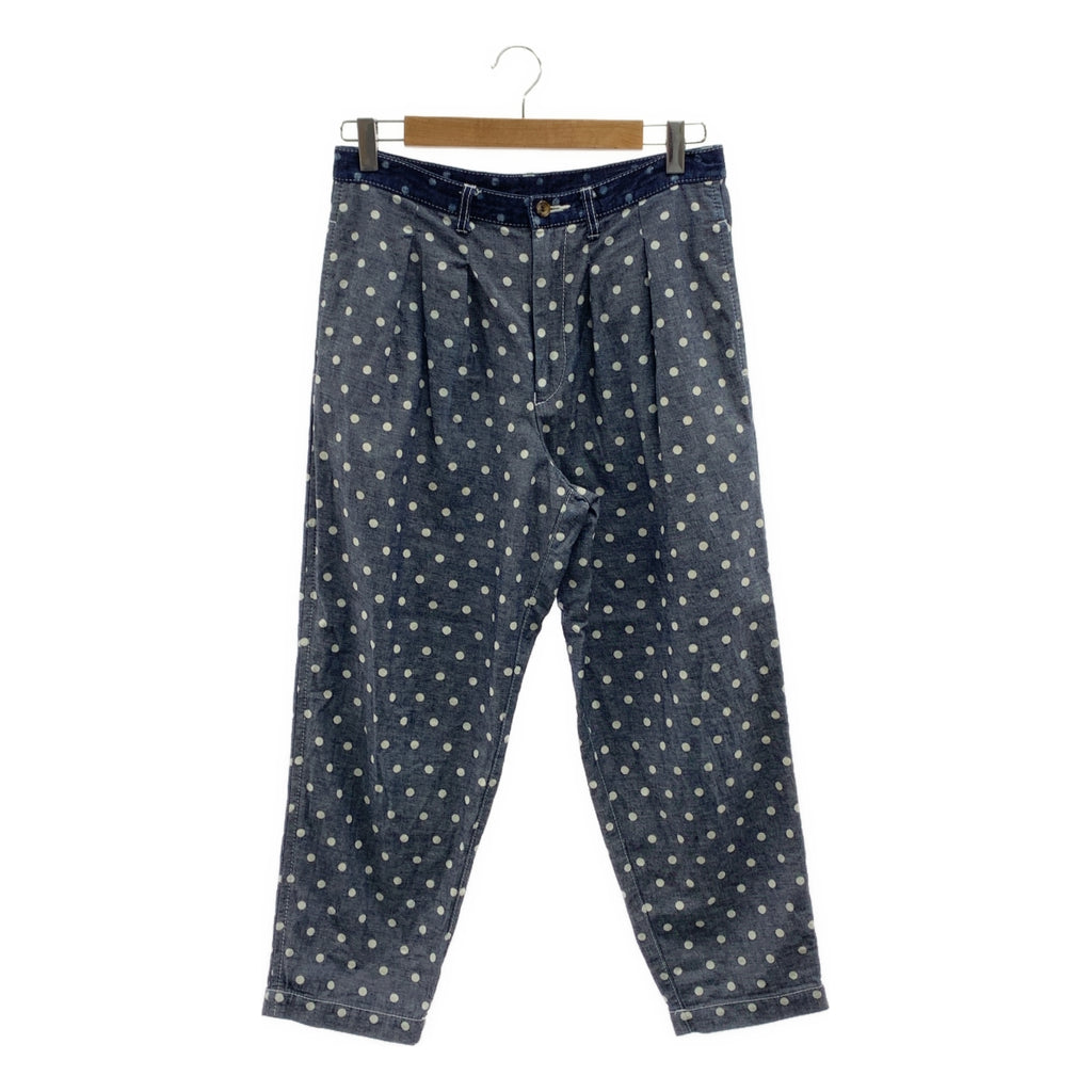 COMME des GARÇONS | 經編布料2013 春夏 |棉質內翻圓點錐形褲| SHOPBOP尺寸 M |