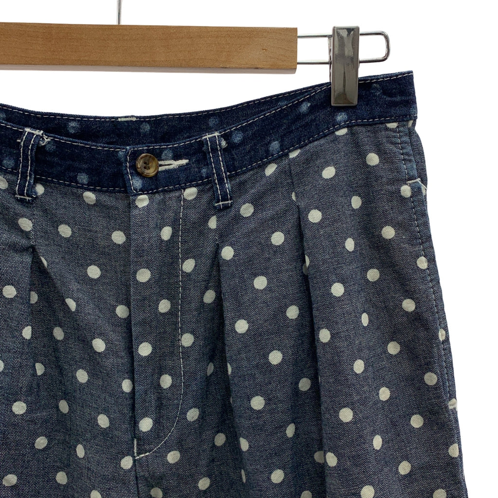 COMME des GARÇONS | 經編布料2013 春夏 |棉質內翻圓點錐形褲| SHOPBOP尺寸 M |