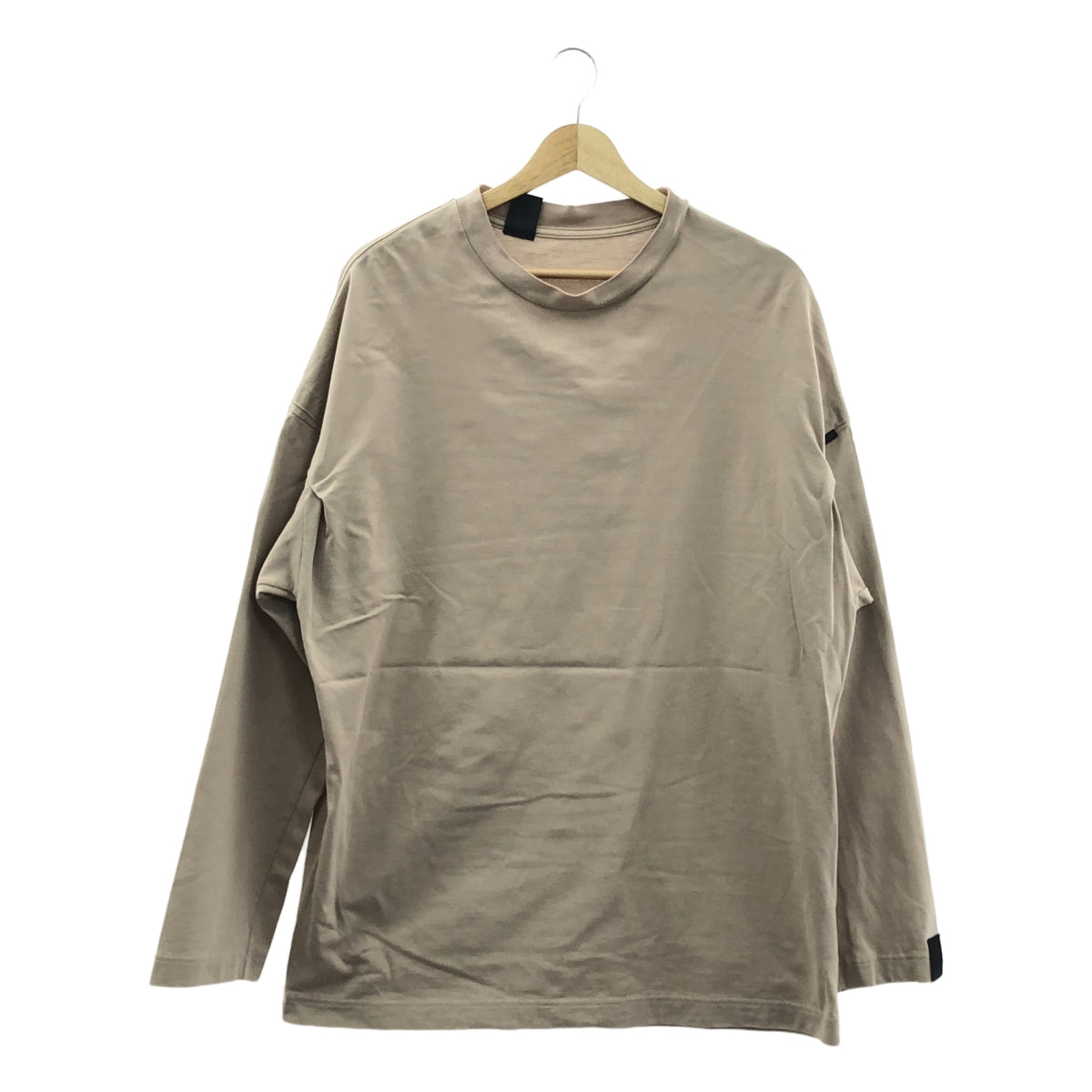 N.HOOLYWOOD / 엔 할리우드 | 2022SS | COMPILE LINE LONG SLEEVE T-SHIRT 컴파일 라인 코튼 긴팔 T셔츠 | 40 | 베이지 | 남성