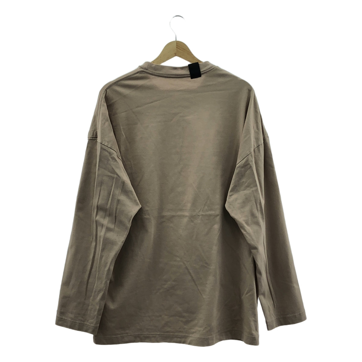 N.HOOLYWOOD / 엔 할리우드 | 2022SS | COMPILE LINE LONG SLEEVE T-SHIRT 컴파일 라인 코튼 긴팔 T셔츠 | 40 | 베이지 | 남성