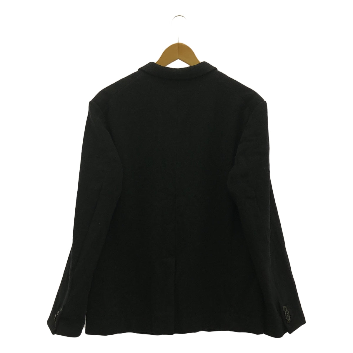 The crooked Tailor / ザクルーキッドテーラー | bateman ogden / wool jacket / ウール シングルブレスト ジャケット | 46 | black | メンズ