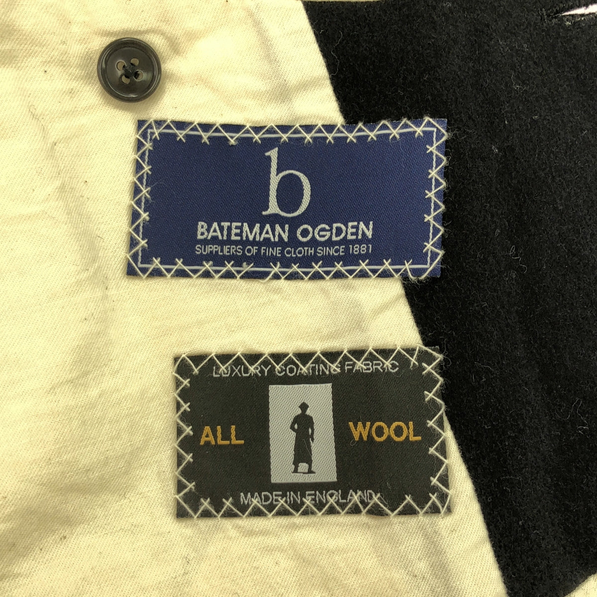 The crooked Tailor / ザクルーキッドテーラー | bateman ogden / wool jacket / ウール シングルブレスト ジャケット | 46 | black | メンズ