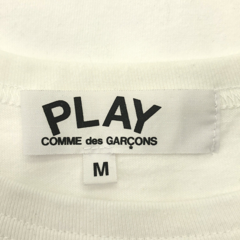 PLAY COMME des GARCONS / 플레이콤 데 갤슨 | 하트 패치 크루넥 컷소우 | M |