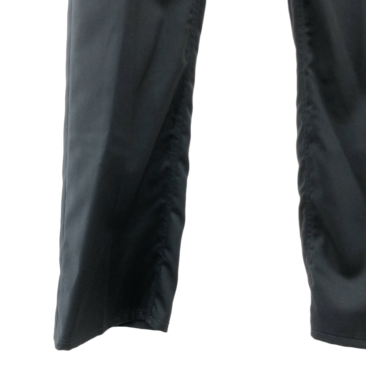 【美品】  DRESSEDUNDRESSED / ドレスドアンドレスド | 2023AW | Gabardine Wool Tailored Trousers ギャバジン ウール テーラード パンツ | 2 | ブラック | メンズ