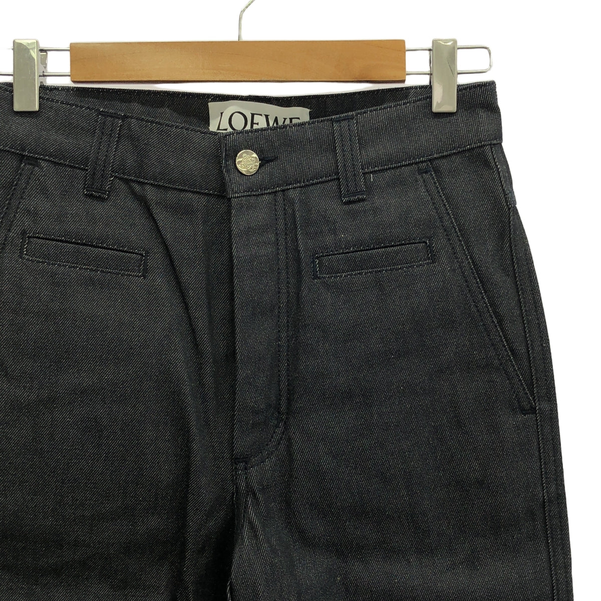 【新品】  LOEWE / ロエベ | フィッシャーマン デニム パンツ | 32 | インディゴ | レディース