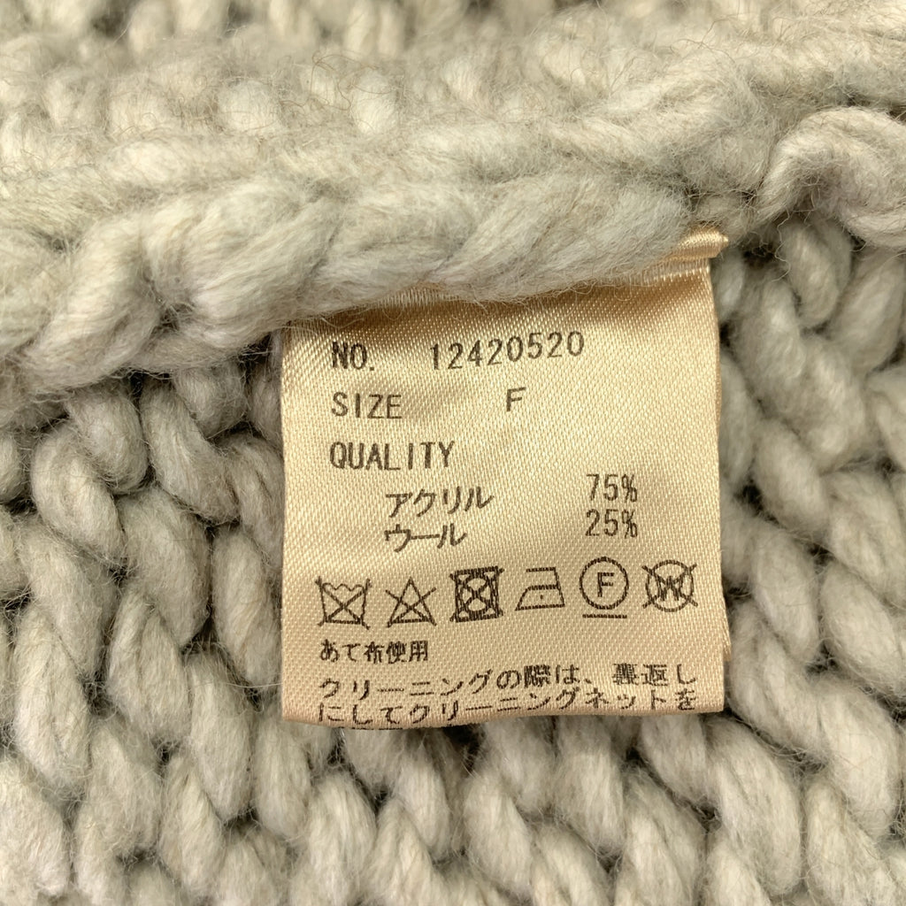 TODAYFUL | 泡泡袖手工針織毛衣 | F碼 | 女款