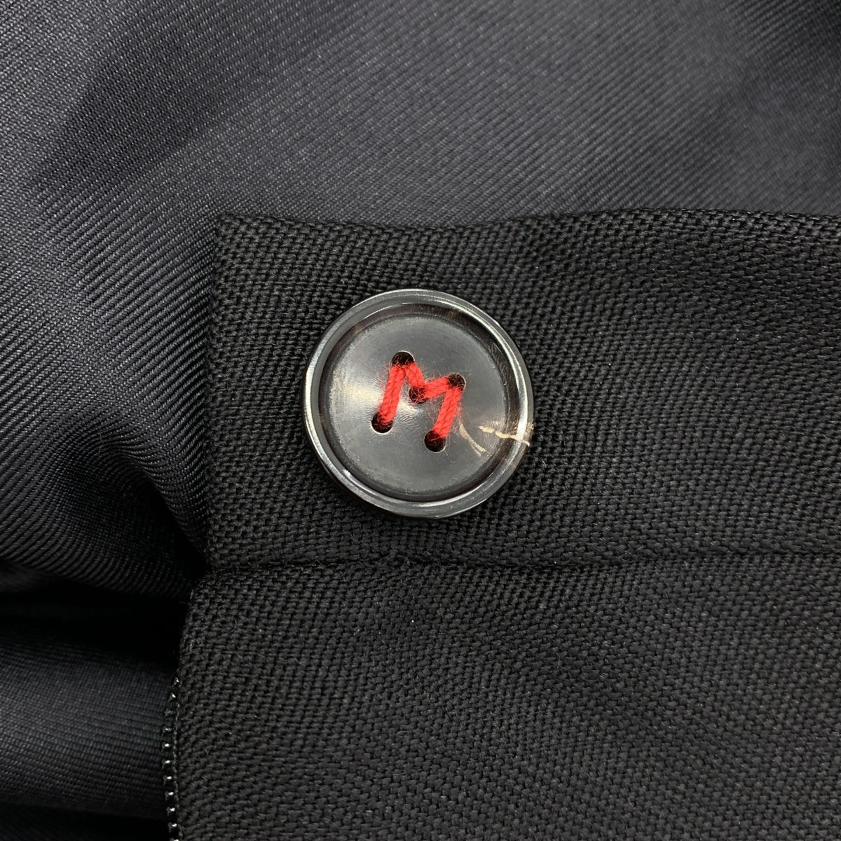 【美品】  Maison Margiela / メゾンマルジェラ | 2022AW | シルク バラセアウール 異素材 切替 変形 リワークドウールドレス ワンピース | 36 | ブラック | レディース