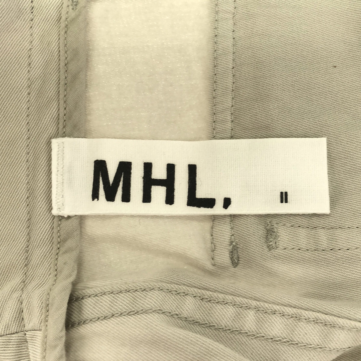 MHL. / エムエイチエルマーガレットハウエル | 2022SS | RAISED COTTON TWILL トラウザーズパンツ | 2 – KLD