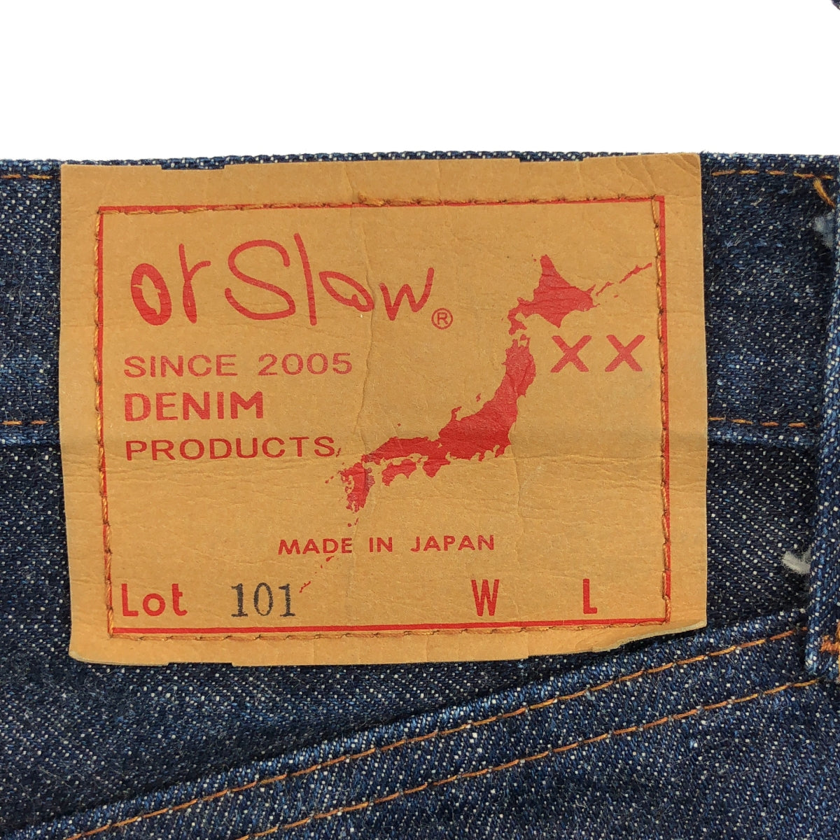 orslow / 오아슬로우 | 101 지퍼 플라이 테이퍼드 데님 팬츠 | S | 남성