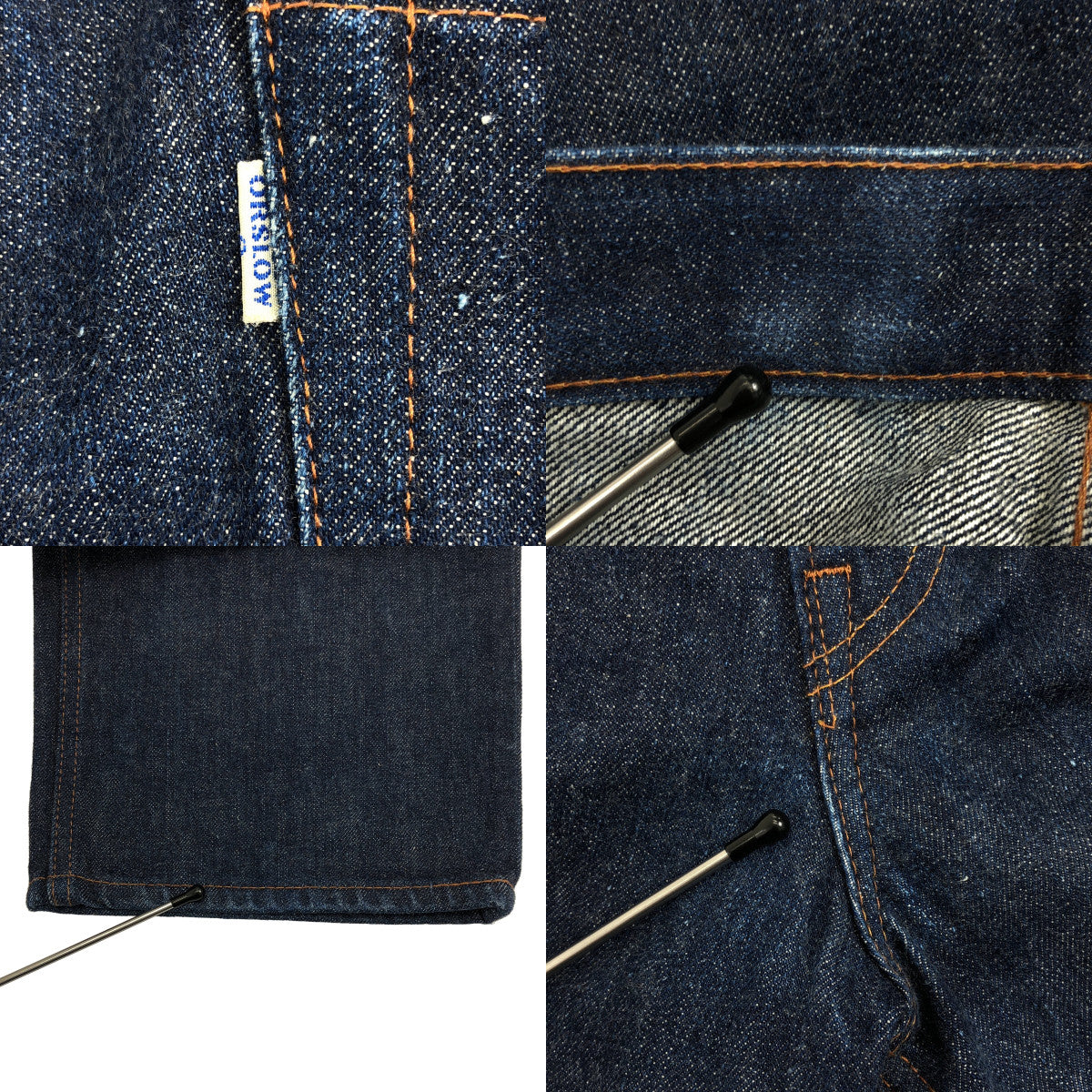 orslow / 오아슬로우 | 101 지퍼 플라이 테이퍼드 데님 팬츠 | S |