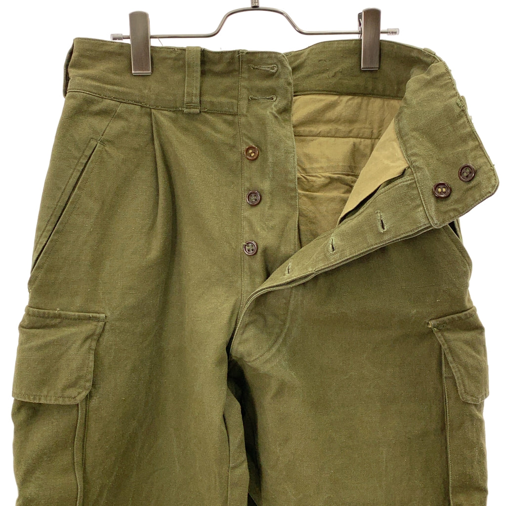 VINTAGE / ヴィンテージ古着 | 1950s | FRENCH ARMY / フランス軍 M47 コットンツイル ミリタリーカーゴパンツ |