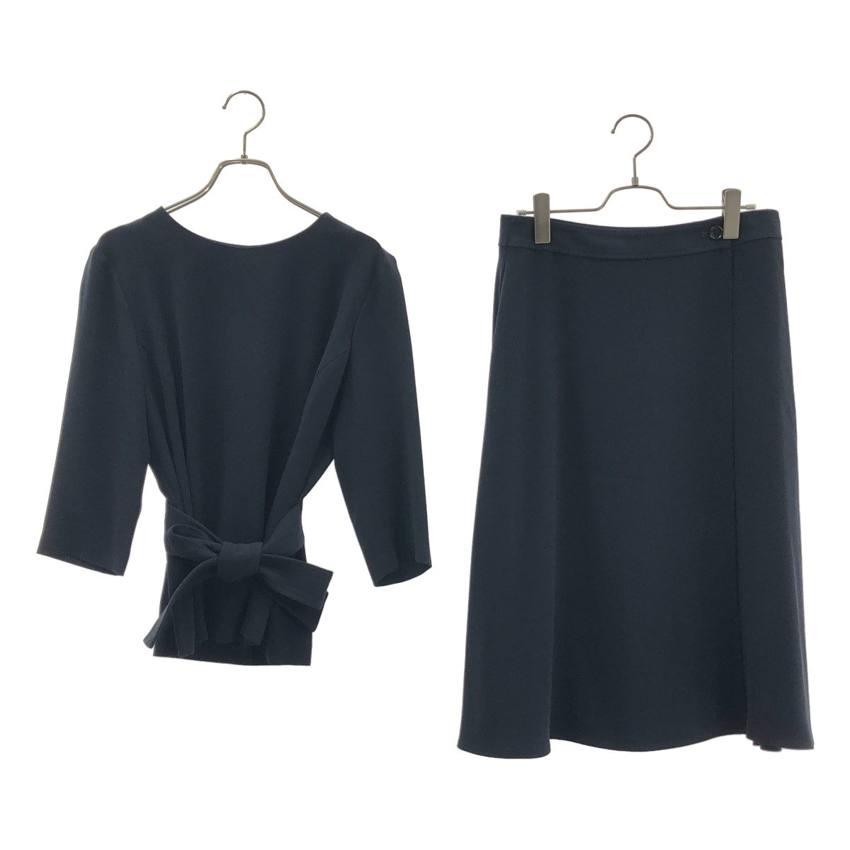 theory luxe / セオリーリュクス | セットアップ / ベルテッド ブラウス / フレアスカート | 40 | レディース