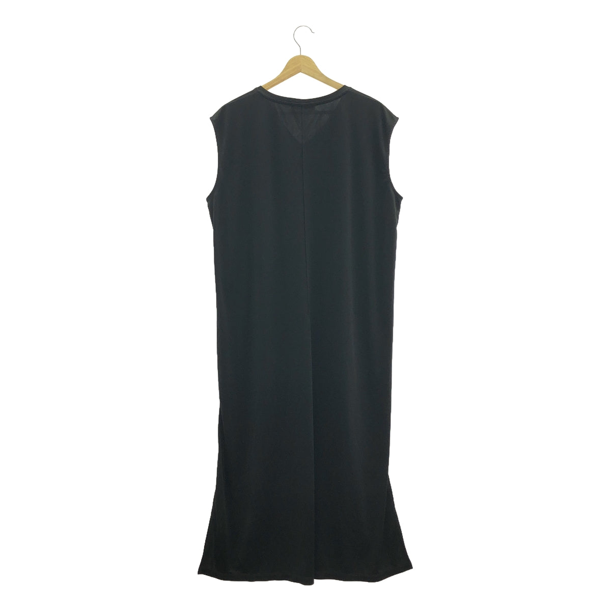 ASTRAET | V-neck side slit long dress | F | Black | Women's