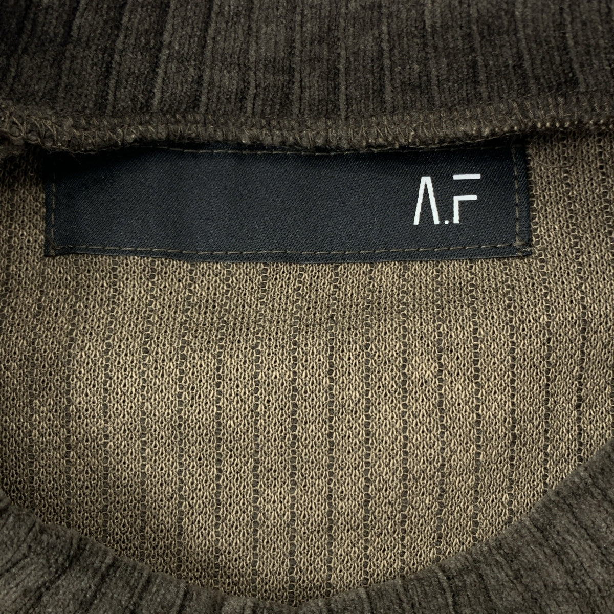 [狀況良好] AF ARTEFACT | MODUROY 針織上衣 / 超大針織套頭衫 | 尺寸 2 | 全部 KH | 男款