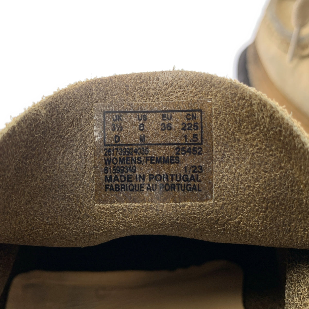 sacai / サカイ | × clarks / クラークス Wallabee Boot / スエード レザー ワラビー ショート ブーツ | 22.5 | ベージュ | レディース